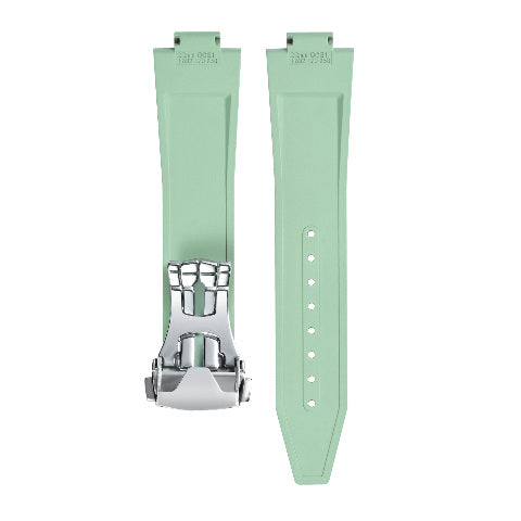 22mm FKM Rubber Watch Band Strap for Longines Conquest 42mm L38364529 L3.835