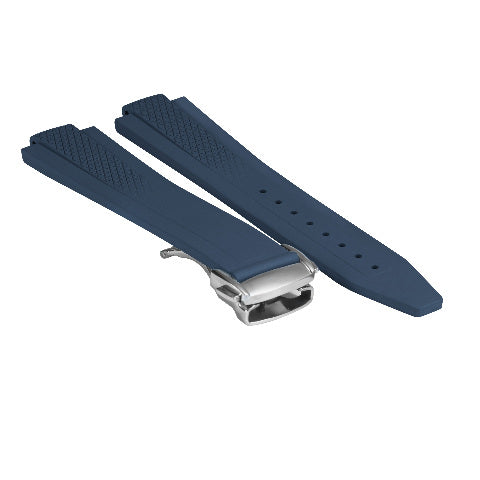 22mm FKM Rubber Watch Band Strap for Longines Conquest 42mm L38364529 L3.835