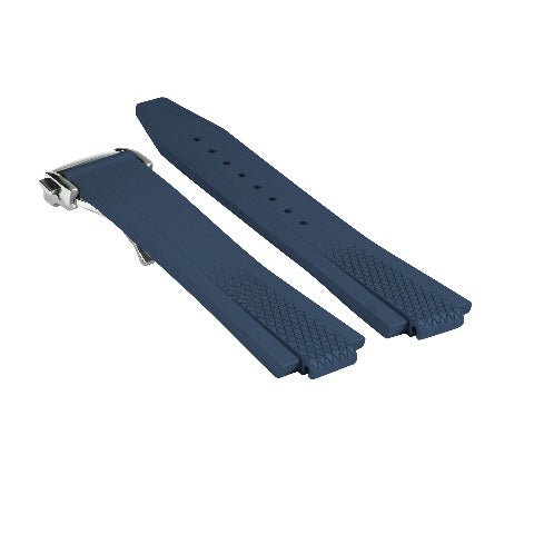 22mm FKM Rubber Watch Band Strap for Longines Conquest 42mm L38364529 L3.835