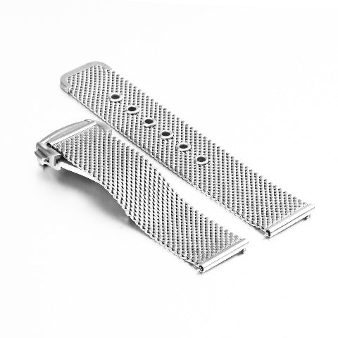 20mm Stainless Steel Milanese Watch Bracelet Strap Band For Omega Seamaster 300M