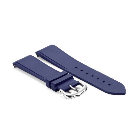 15.5MM 17.5MM RUBBER WATCH BAND WRIST STRAP FOR CARTIER DUMONT QUICK RELEASE