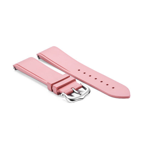 15.5MM 17.5MM RUBBER WATCH BAND WRIST STRAP FOR CARTIER DUMONT QUICK RELEASE
