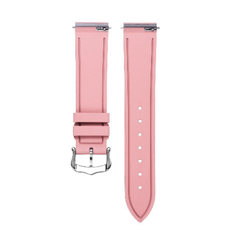 15.5MM 17.5MM RUBBER WATCH BAND WRIST STRAP FOR CARTIER DUMONT QUICK RELEASE