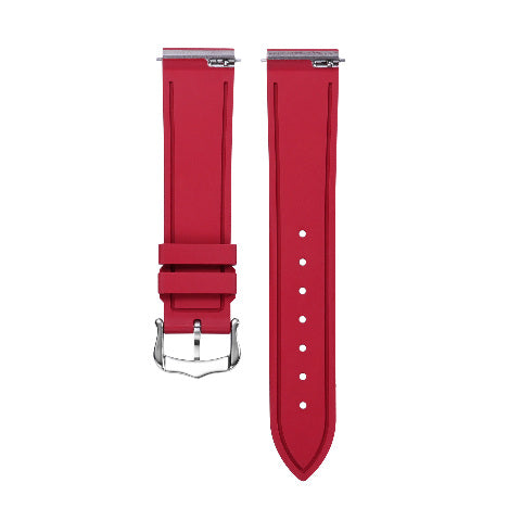 15.5MM 17.5MM RUBBER WATCH BAND WRIST STRAP FOR CARTIER DUMONT QUICK RELEASE
