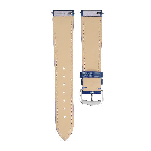 15.5-17.5-19MM LEATHER WATCH BAND WRIST STRAP FOR CARTIER DUMONT QUICK RELEASE