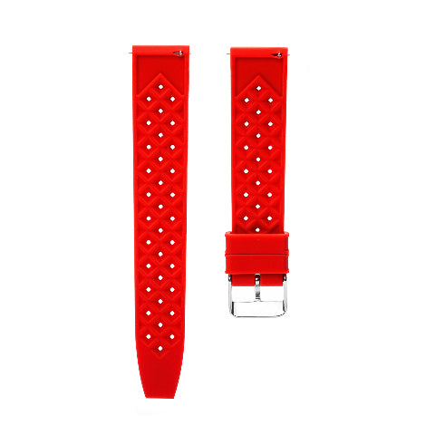 20mm 22mm Tropical Vulcanized Rubber Watch Band Strap Universal Sport Dive Watch