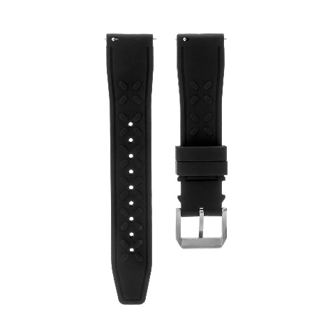 20-21-22MM FKM RUBBER WATCH BAND STRAP FOR IWC WATCH QUICK RELEASE SPRING BARS