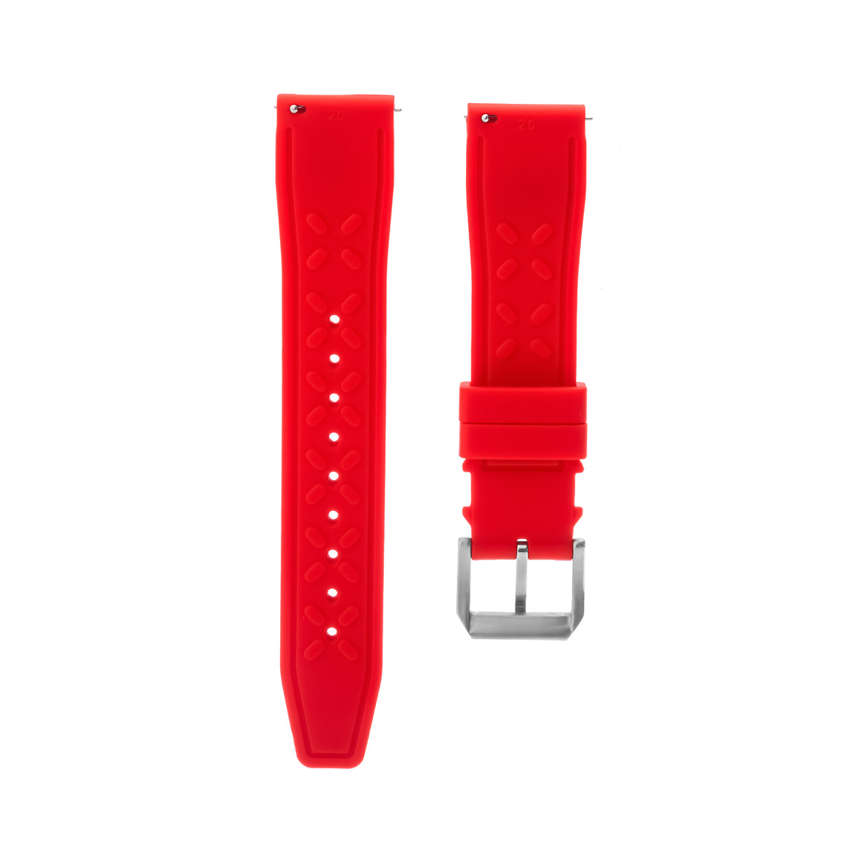 20-21-22MM FKM RUBBER WATCH BAND STRAP FOR IWC WATCH QUICK RELEASE SPRING BARS