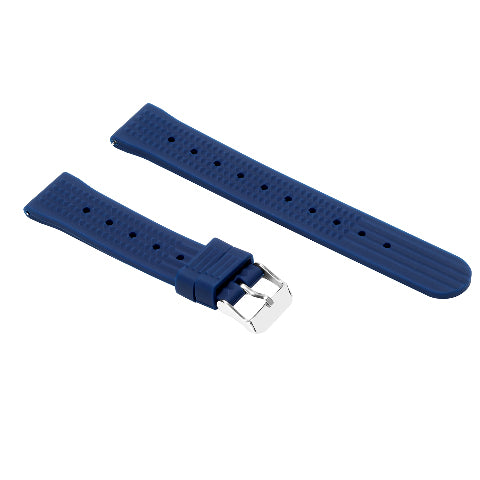 18mm 20mm 22mm Quick Release Silicone Rubber Waffle Watch Band Strap Universal