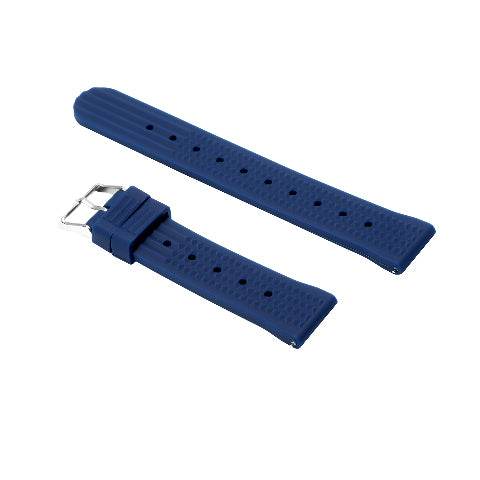 18mm 20mm 22mm Quick Release Silicone Rubber Waffle Watch Band Strap Universal