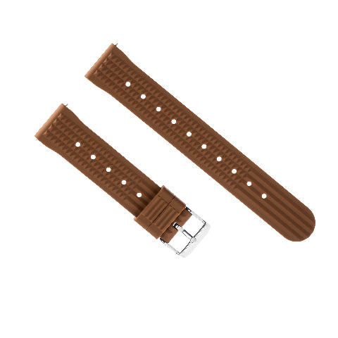 18MM 20MM 22MM QUICK RELEASE RUBBER WAFFLE WATCH BAND STRAP FOR SEIKO DIVE