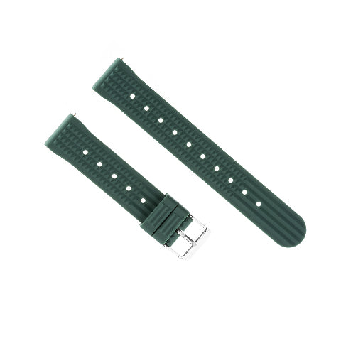 18MM 20MM 22MM QUICK RELEASE RUBBER WAFFLE WATCH BAND STRAP FOR SEIKO DIVE