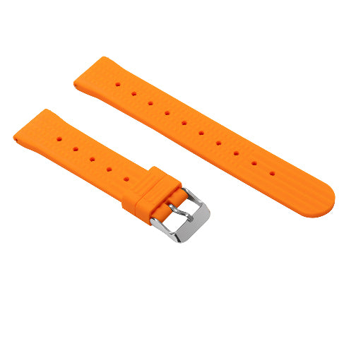18mm 20mm 22mm Quick Release Silicone Rubber Waffle Watch Band Strap Universal