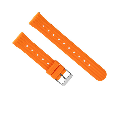 18MM 20MM 22MM QUICK RELEASE RUBBER WAFFLE WATCH BAND STRAP FOR SEIKO DIVE