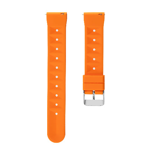 18mm 20mm 22mm Quick Release Silicone Rubber Waffle Watch Band Strap Universal