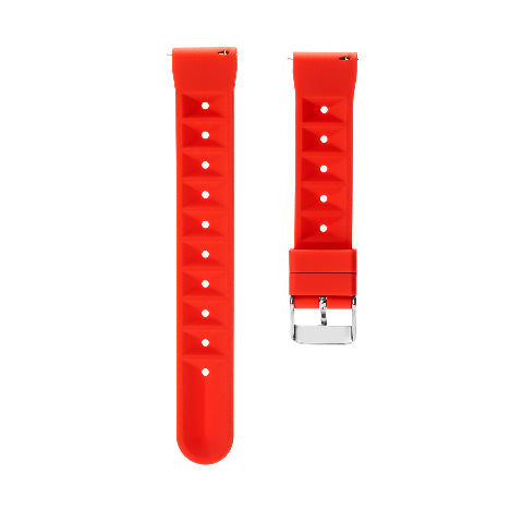 18mm 20mm 22mm Quick Release Silicone Rubber Waffle Watch Band Strap Universal
