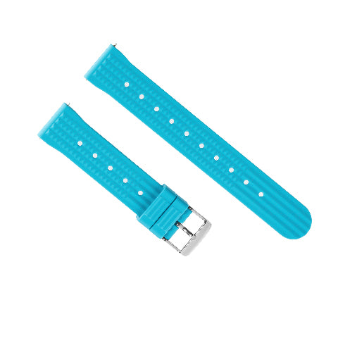18mm 20mm 22mm Quick Release Silicone Rubber Waffle Watch Band Strap Universal