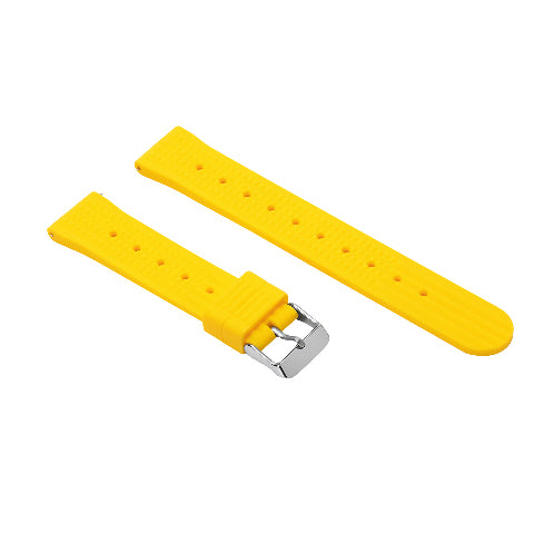 18mm 20mm 22mm Quick Release Silicone Rubber Waffle Watch Band Strap Universal