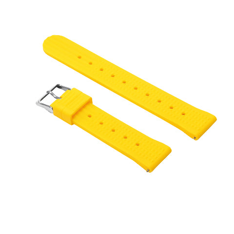 18mm 20mm 22mm Quick Release Silicone Rubber Waffle Watch Band Strap Universal