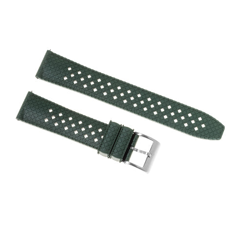 18MM 20MM 22MM FKM RUBBER TRAFFLE WATCH WRIST STRAP FOR CITIZEN QUICK RELEASE