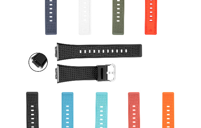 16MM WATERPROOF RUBBER WATCH BAND STRAP FOR CASIO GM SERIES AND GA110 WATCHES