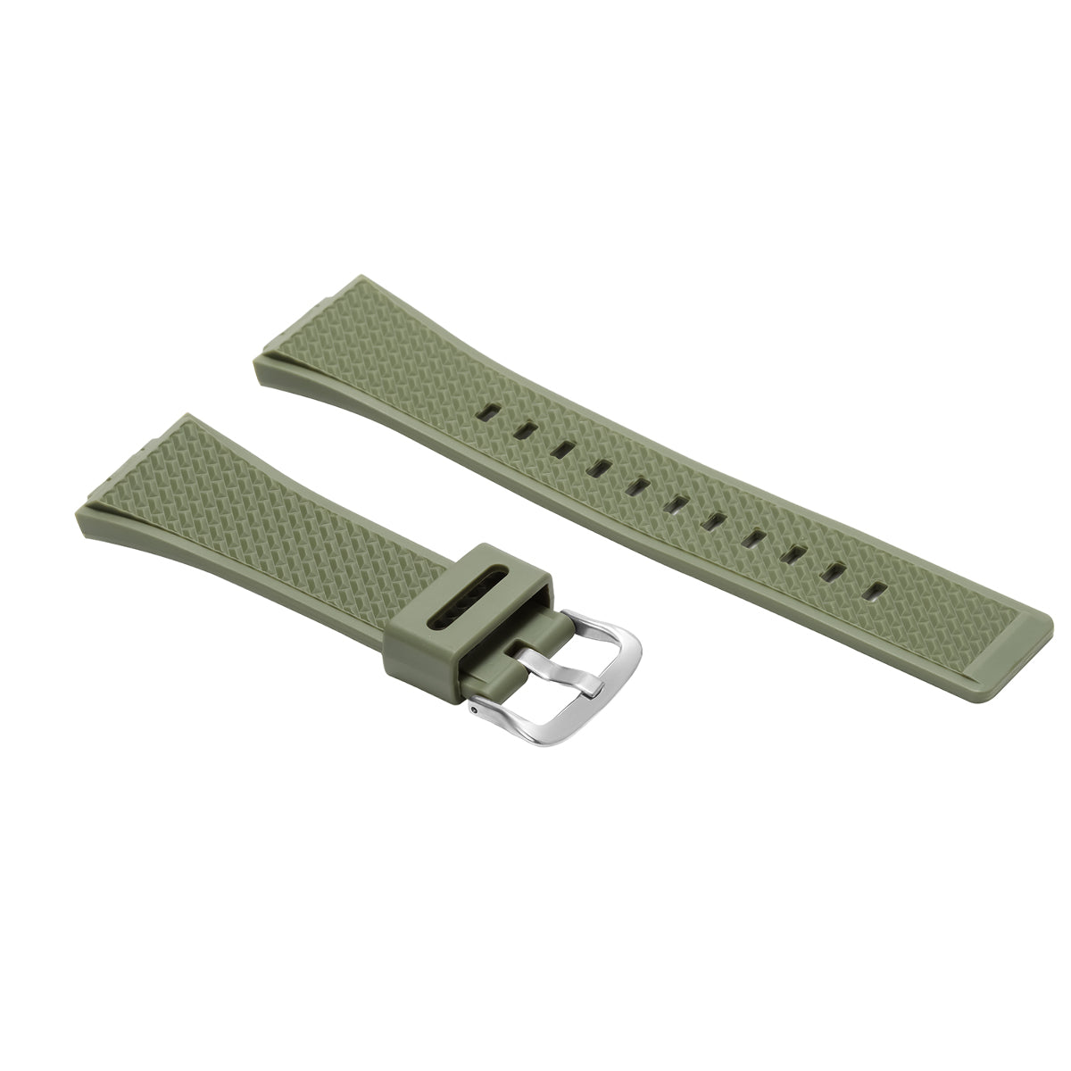 16MM WATERPROOF RUBBER WATCH BAND STRAP FOR CASIO GM SERIES AND GA110 WATCHES, Green, view 2