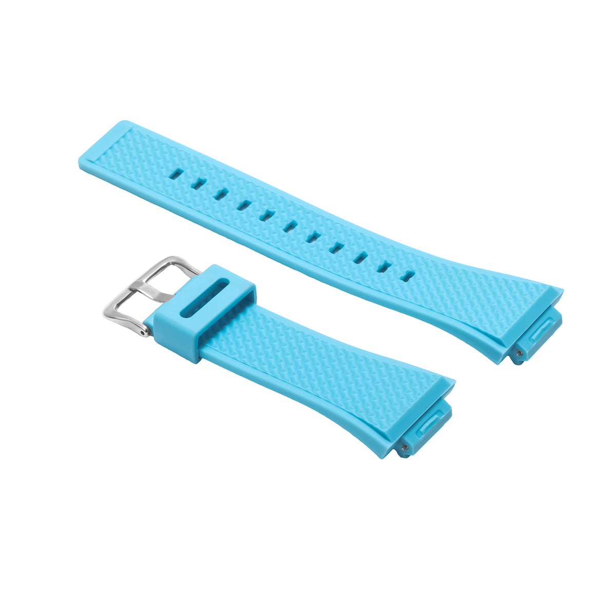 16MM WATERPROOF RUBBER WATCH BAND STRAP FOR CASIO GM SERIES AND GA110 WATCHES, Sky Blue, view 3
