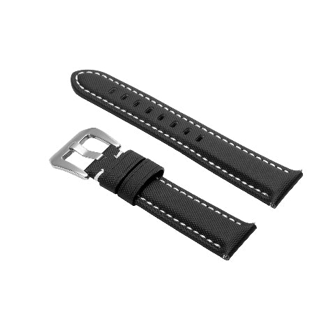 20-22-24-26MM NYLON CLOTH & LEATHER WATCH BAND WRIST STRAP FOR PANERAI WATCHES