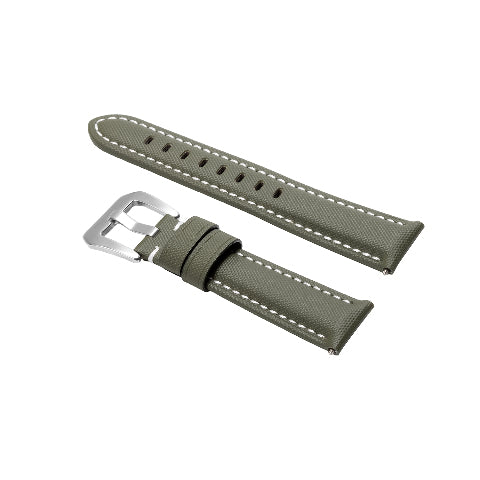 20-22-24-26MM NYLON CLOTH & LEATHER WATCH BAND WRIST STRAP FOR PANERAI WATCHES