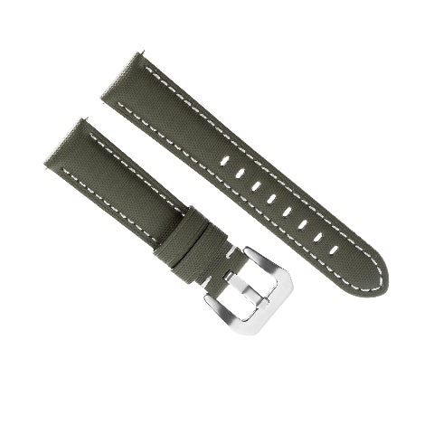20-22-24-26MM NYLON CLOTH & LEATHER WATCH BAND WRIST STRAP FOR PANERAI WATCHES