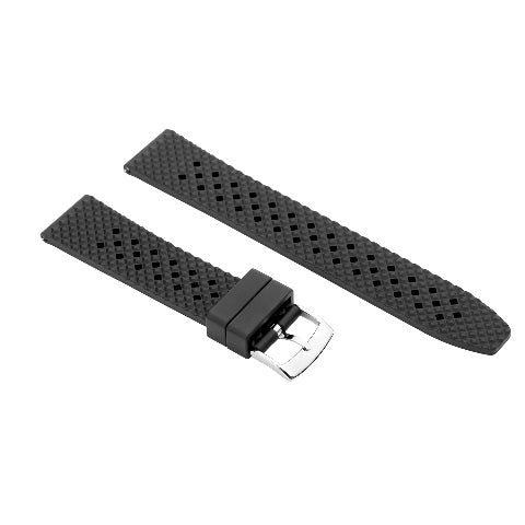 FKM Rubber Quick Release Waffle Watch Strap Band Replacement Dive For Citizen