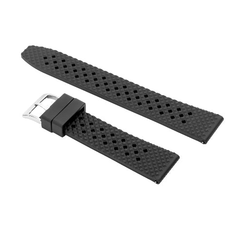 FKM Rubber Quick Release Waffle Watch Strap Band Replacement Dive For Citizen