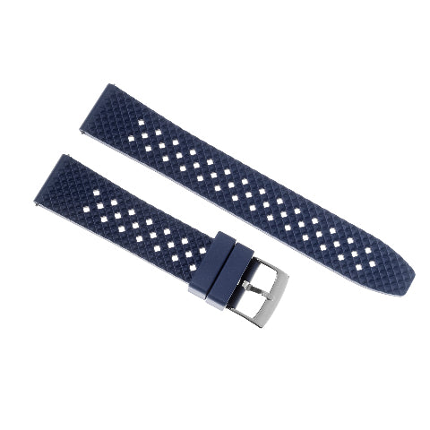 FKM Rubber Quick Release Waffle Watch Strap Band Replacement Dive For Seiko