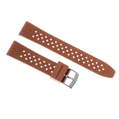 FKM Rubber Quick Release Waffle Watch Strap Band Replacement Dive For Citizen