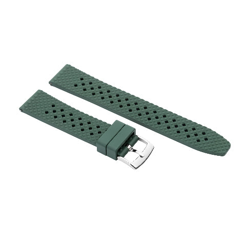 FKM Rubber Quick Release Waffle Watch Strap Band Replacement Dive For Citizen