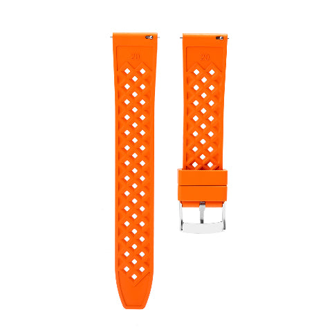 FKM Rubber Quick Release Waffle Watch Strap Band Replacement Dive For Citizen