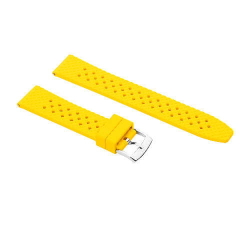 FKM Rubber Quick Release Waffle Watch Strap Band Replacement Dive For Seiko