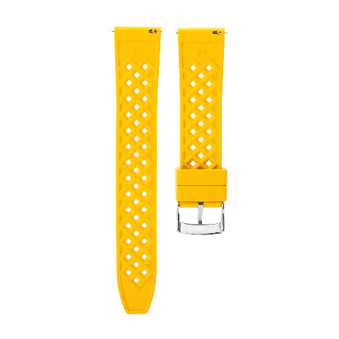 FKM Rubber Quick Release Waffle Watch Strap Band Replacement Dive For Seiko