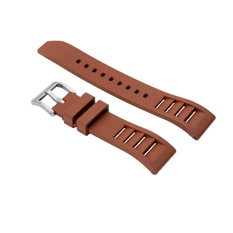 19mm 20mm 21mm 22mm 24mm FKM Rubber Vented Quick Release Watch Strap Band Strap