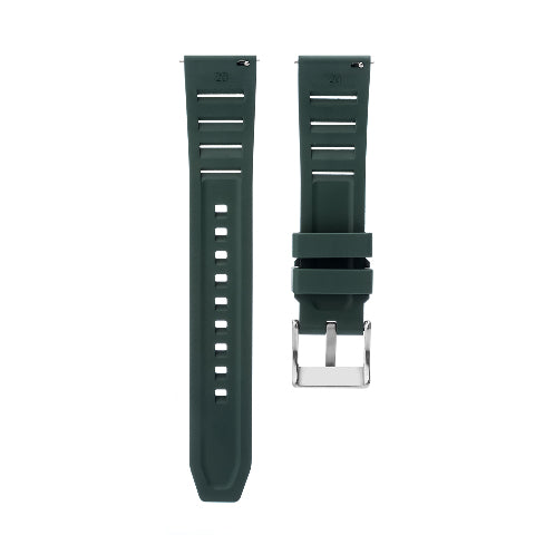 19mm 20mm 21mm 22mm 24mm FKM Rubber Vented Quick Release Watch Strap Band Strap