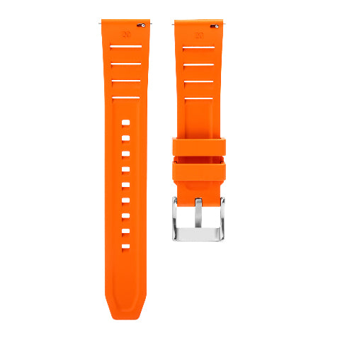 19mm 20mm 21mm 22mm 24mm FKM Rubber Vented Quick Release Watch Strap Band Strap