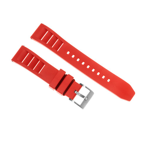 19mm 20mm 21mm 22mm 24mm FKM Rubber Vented Quick Release Watch Strap Band Strap
