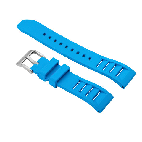 19mm 20mm 21mm 22mm 24mm FKM Rubber Vented Quick Release Watch Strap Band Strap