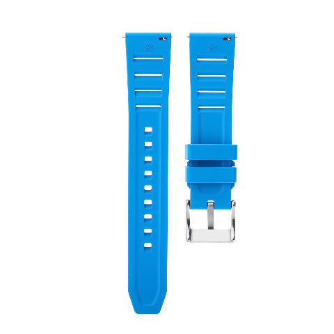 19mm 20mm 21mm 22mm 24mm FKM Rubber Vented Quick Release Watch Strap Band Strap