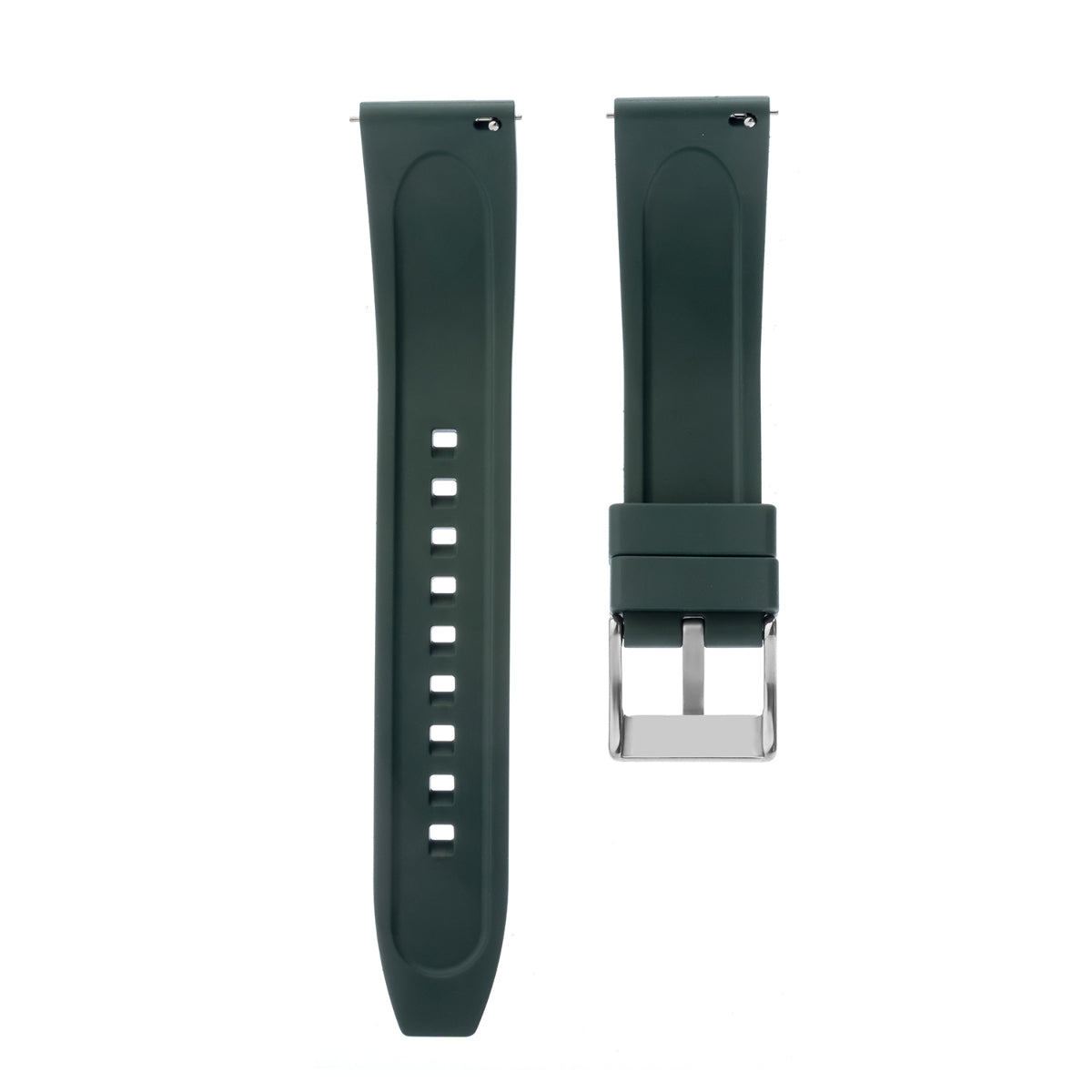 FKM Rubber Quick Release Watch Band Strap Replacement For Tag Heuer, Green, view 4