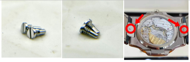 1MM CONNECTING SCREW FOR PATEK PHILLIPPE NAUTILUS BUCKLE STAINLESS STEEL 1PC