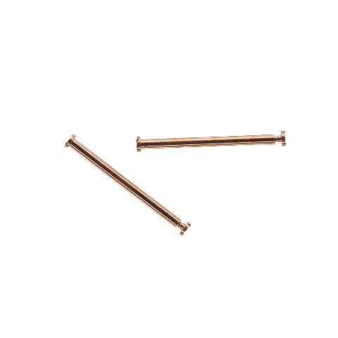 17.50MM ROSE SCREW & TUBE FOR OMEGA WATCH BAND STRAP CASE 425.6034 ROSE COLOR