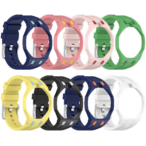 Royal Pop Silicone Rubber Watch Band Conversion Strap For AP Swatch Wristwatch