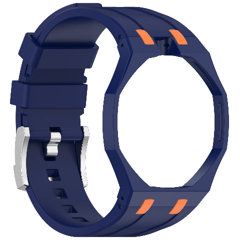 Royal Pop Silicone Rubber Watch Band Conversion Strap For AP Swatch Wristwatch