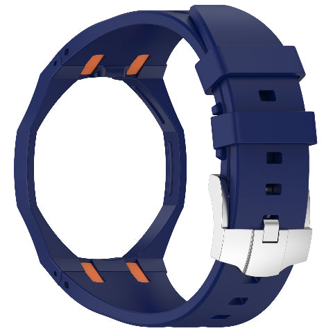Royal Pop Silicone Rubber Watch Band Conversion Strap For AP Swatch Wristwatch